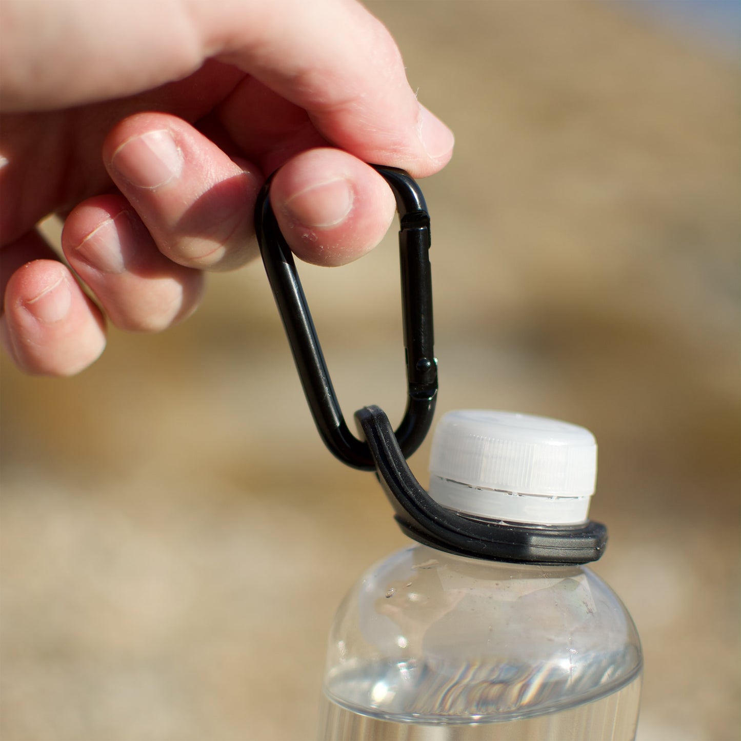 Hiker's Gold Water Bottle Clip