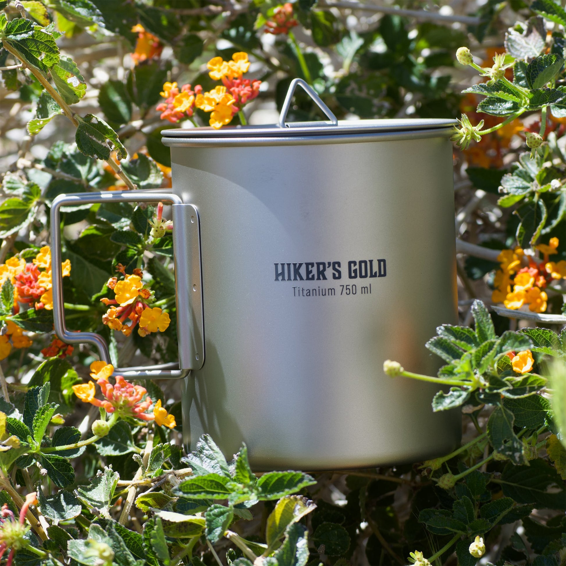 Hiker's Gold 750 ml Ultralight Titanium Pot