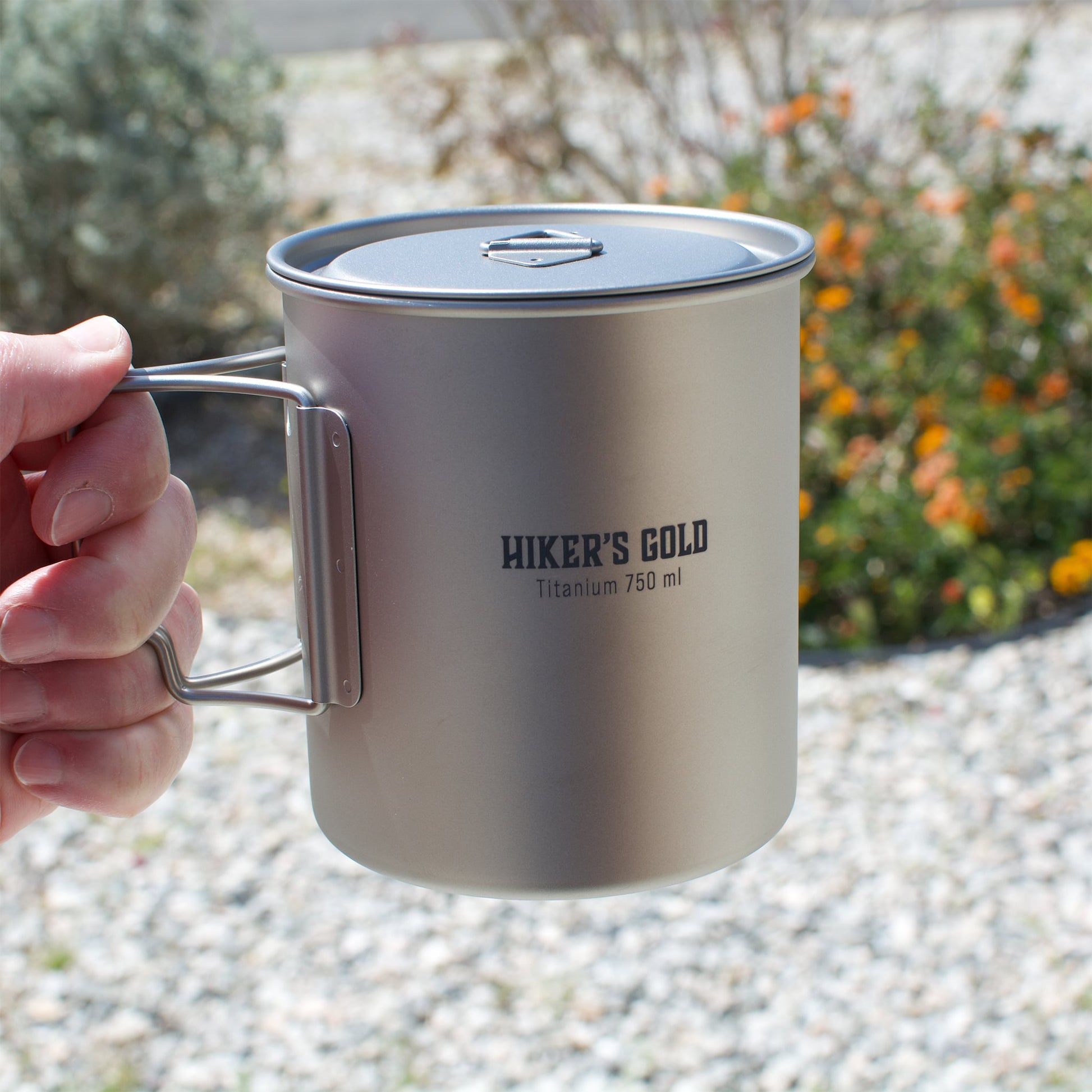 Hiker's Gold 750 ml Ultralight Titanium Pot
