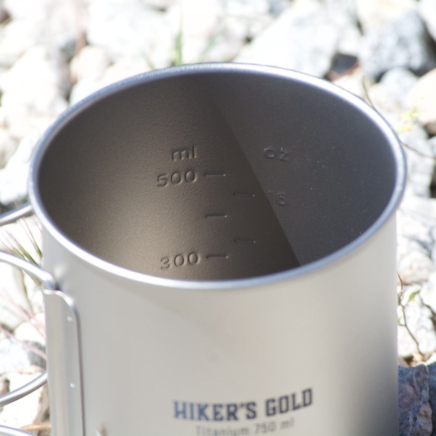 Hiker's Gold 750 ml Ultralight Titanium Pot