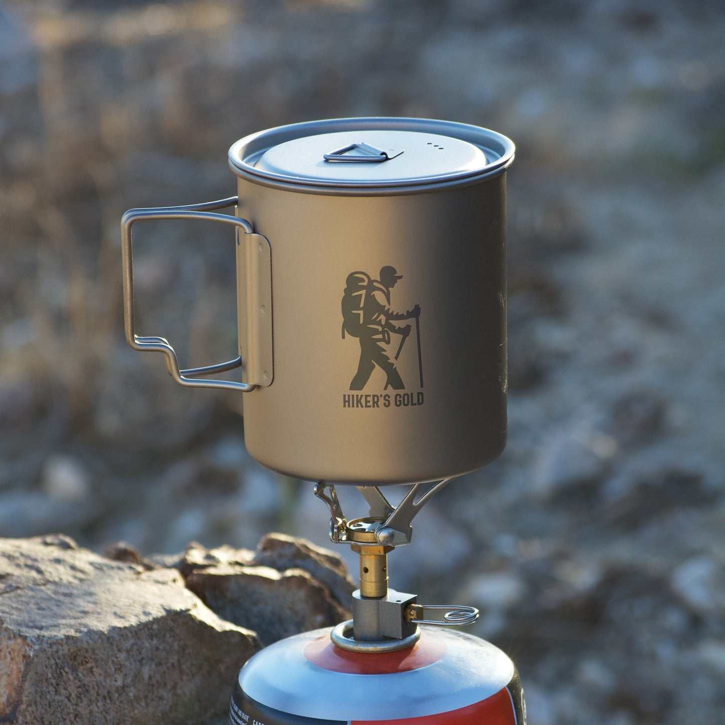 Hiker's Gold 750 ml Ultralight Titanium Pot