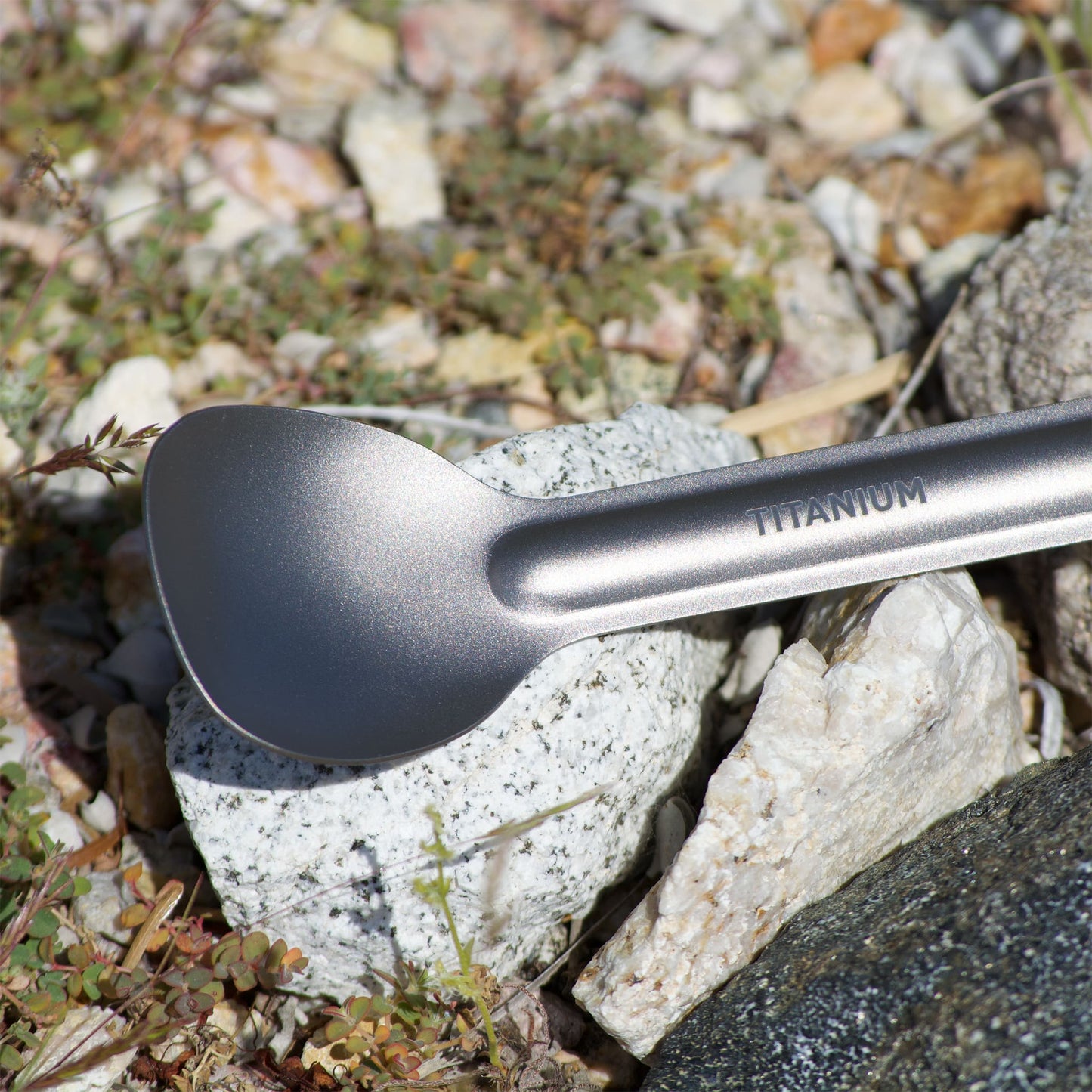 Hiker's Gold Ultralight Titanium Long-Handled Spoon