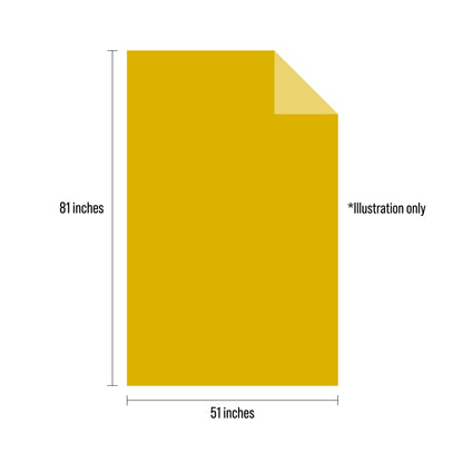 Hiker's Gold Emergency Blanket Diagram