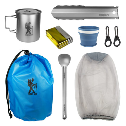 Hiker's Gold Backpacking Essentials Kit