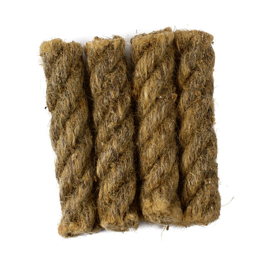 Hiker's Gold Jute Rope Campfire Kindling Kit