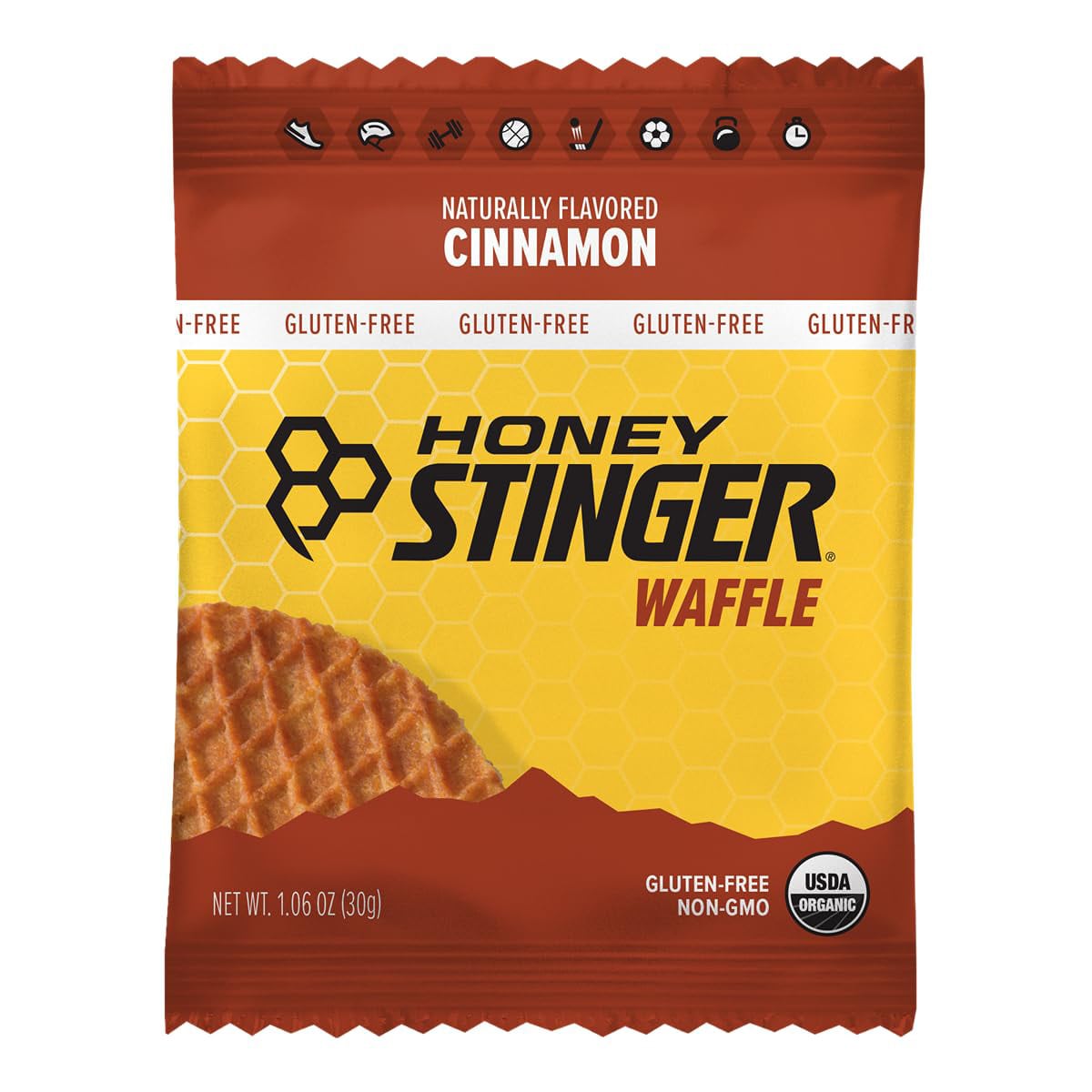 Honey Stinger waffle backpacking snack