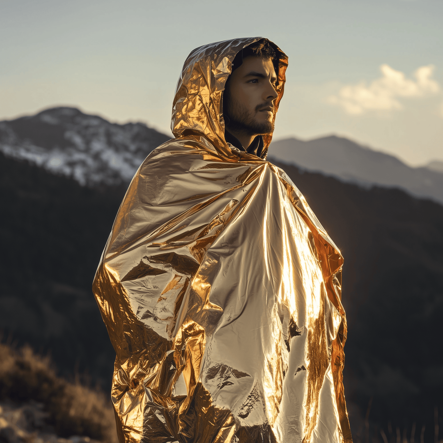 Hiker's Gold Emergency Blanket