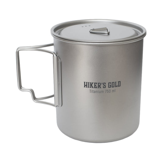 Hiker's Gold 750 ml Ultralight Titanium Pot