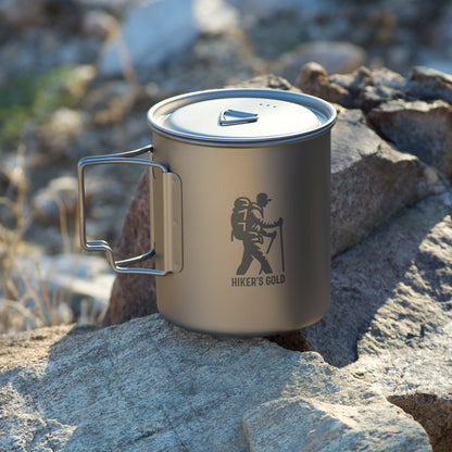 Hiker's Gold 750 ml Ultralight Titanium Pot