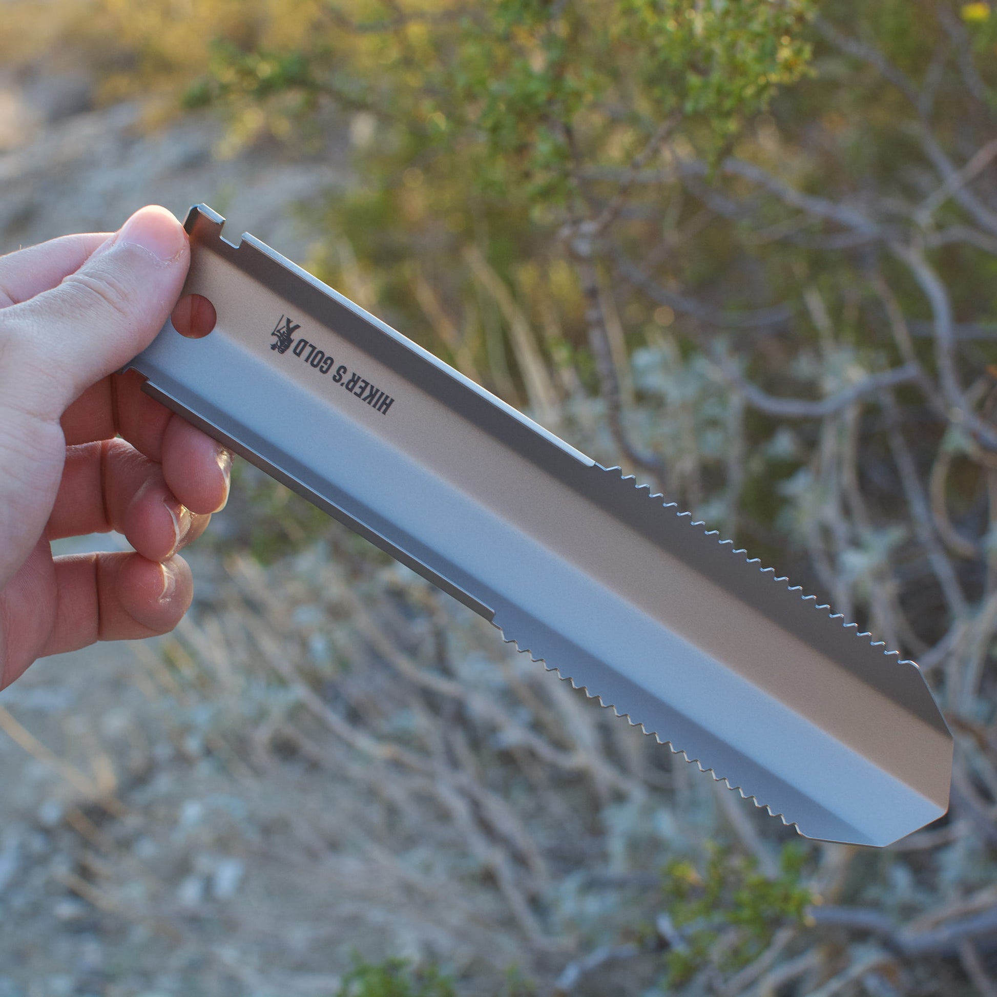 Hiker's Gold Ultralight Titanium Trowel